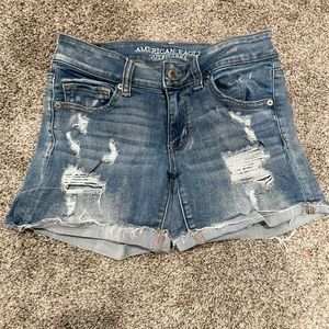 AE Denim MIDI Shorts